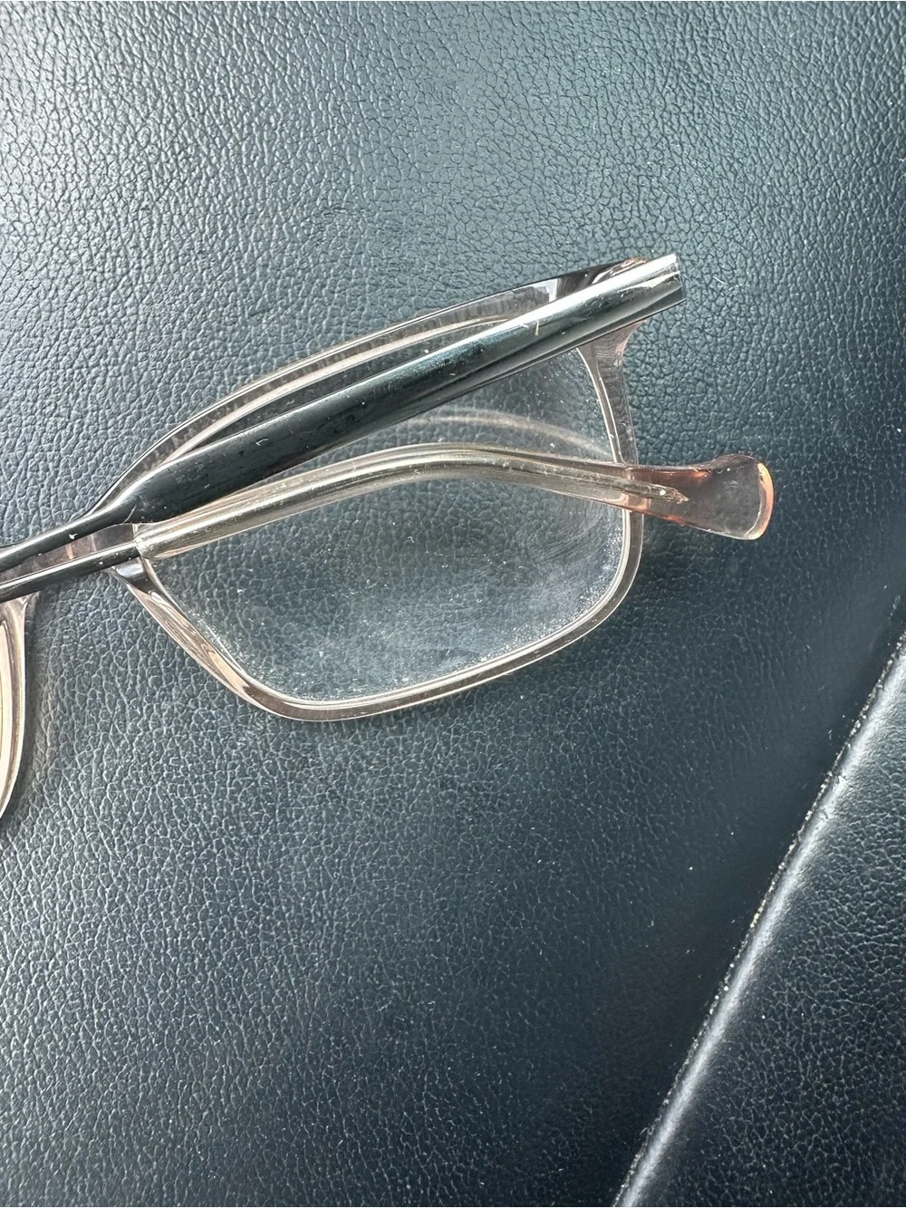Lucky brand Clear Pink Rectangular Women's Eyeglasses 52-17-140 VLBK415